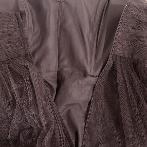 Jenny Yoo Size 12 Anabelle Convertible Tulle Gown Maxi Dress Lilac Dusty Purple - Picture 11 of 12